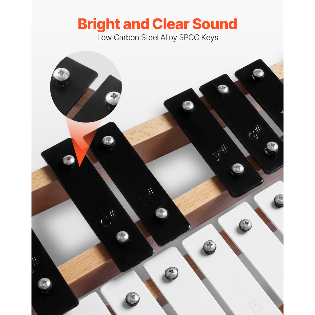 Glockenspiel-Xylophon, 27 Töne für den Musikunterricht für Erwachsene und Kinder – Detailansicht 3