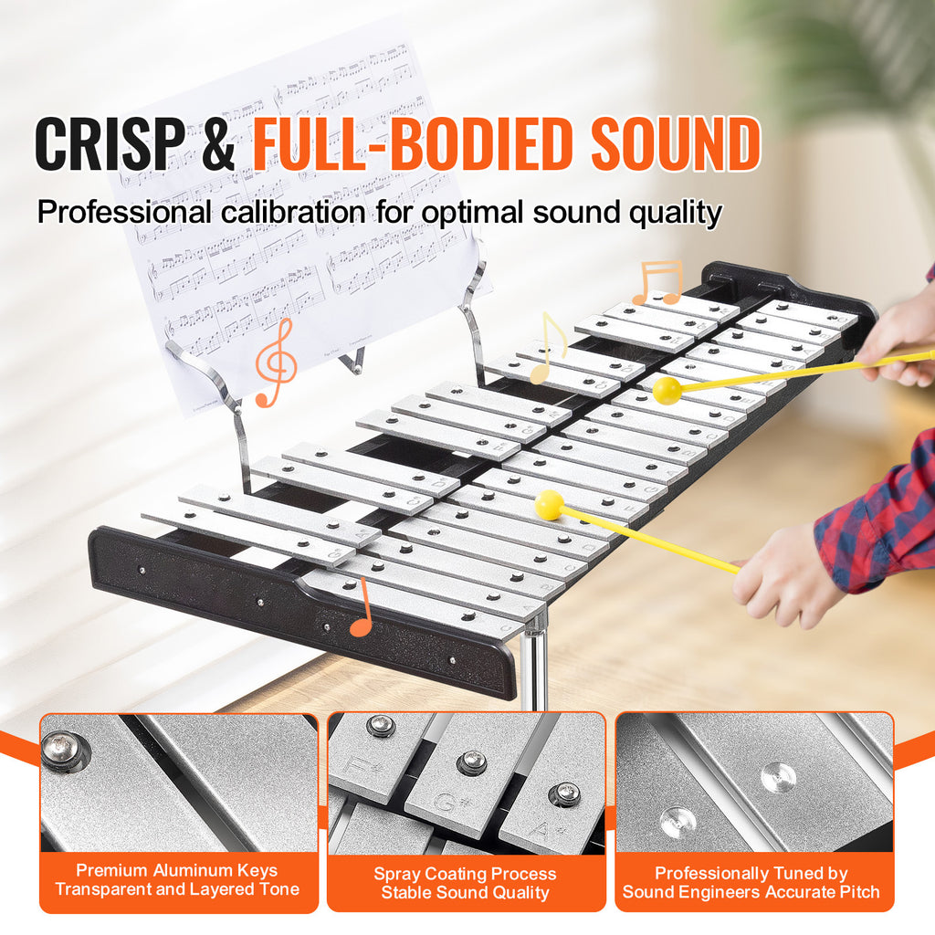 Glockenspiel-Xylophon, 8" Übungspad für Schüler und Erwachsene – Detailansicht 2