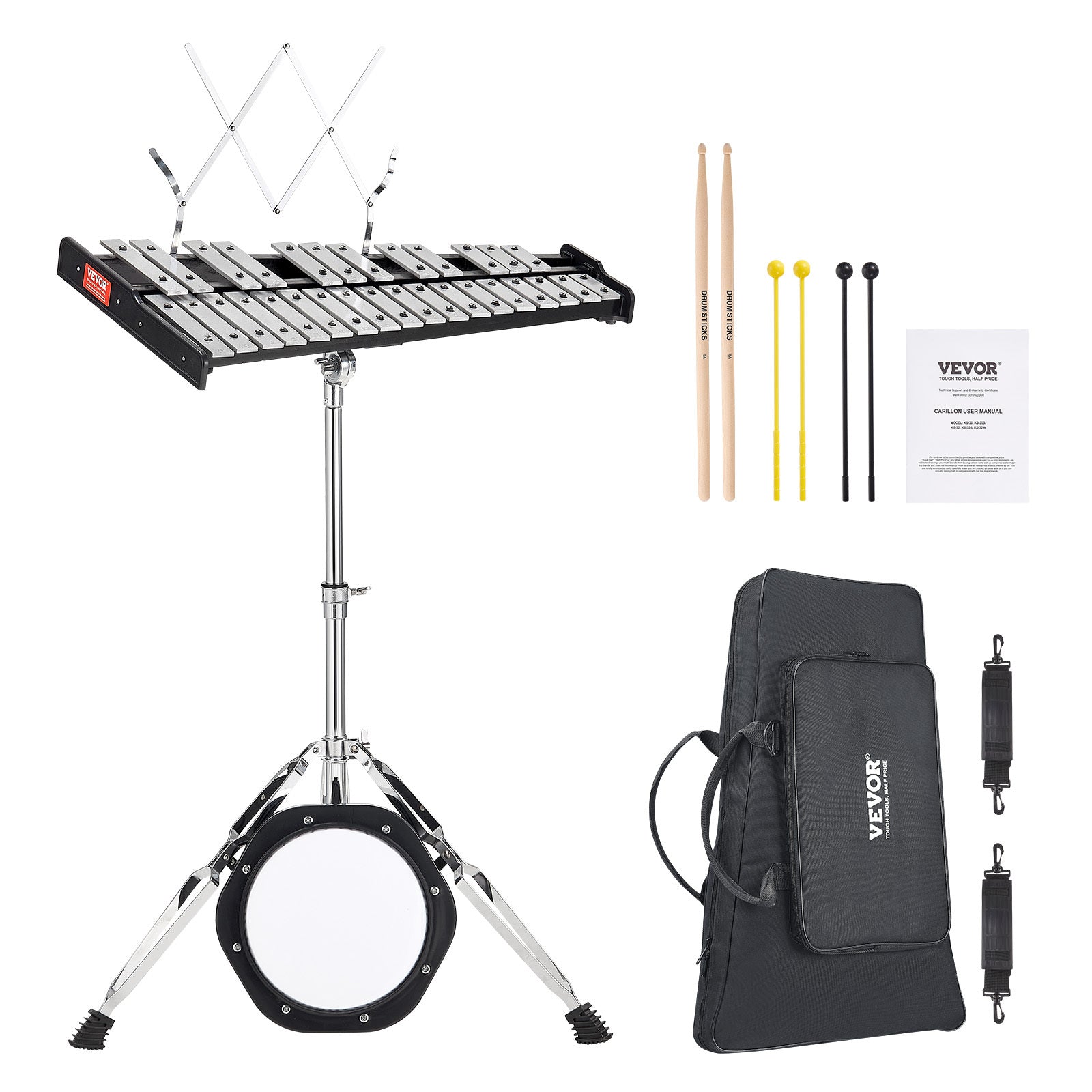 Glockenspiel-Xylophon, 8" Übungspad für Schüler und Erwachsene – Detailansicht 5