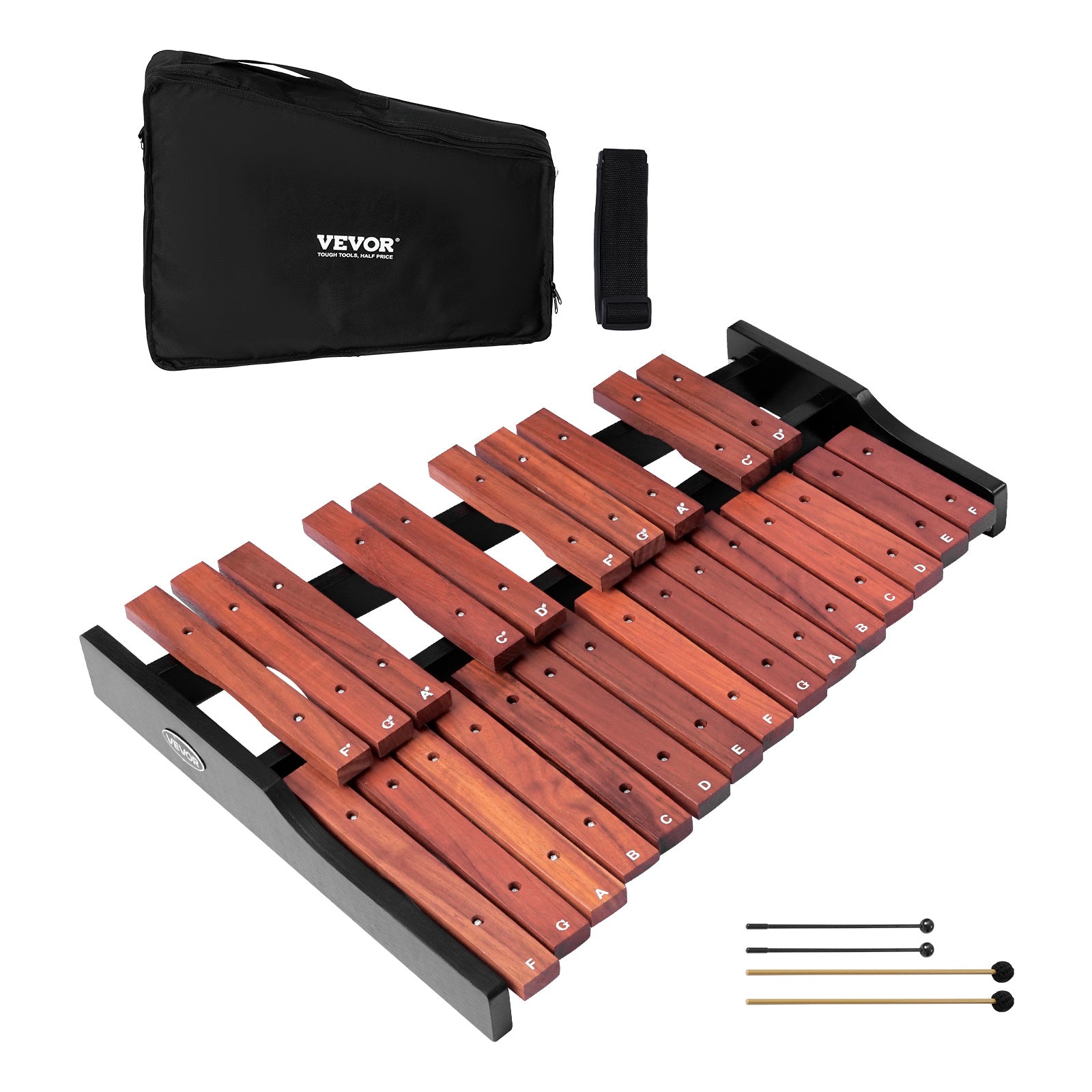 Glockenspiel-Xylophon, Holz für Erwachsene und Alltag – Hauptansicht