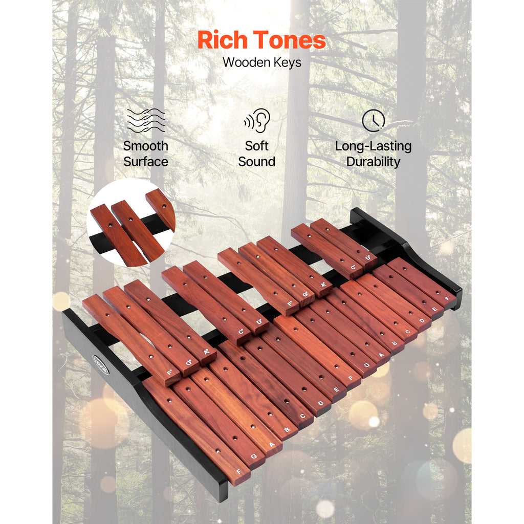 Glockenspiel-Xylophon, Holz für Erwachsene und Alltag – Detailansicht 3