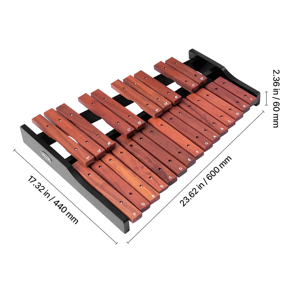 Glockenspiel-Xylophon, Holz für Erwachsene und Alltag – Detailansicht 4