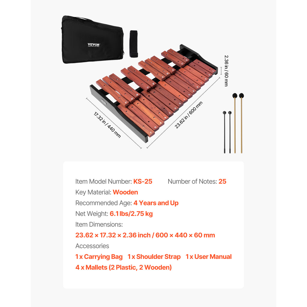Glockenspiel-Xylophon, Holz für Erwachsene und Alltag – Detailansicht 7