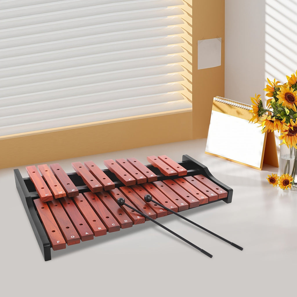 Glockenspiel-Xylophon, Rot für Musikliebhaber und Alltag – Detailansicht 10