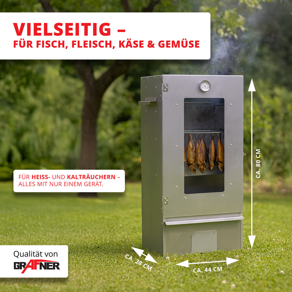 Grafner XL Räucherofen, 1 für Fisch Fleisch Käse Gemüse und Alltag – Detailansicht 2