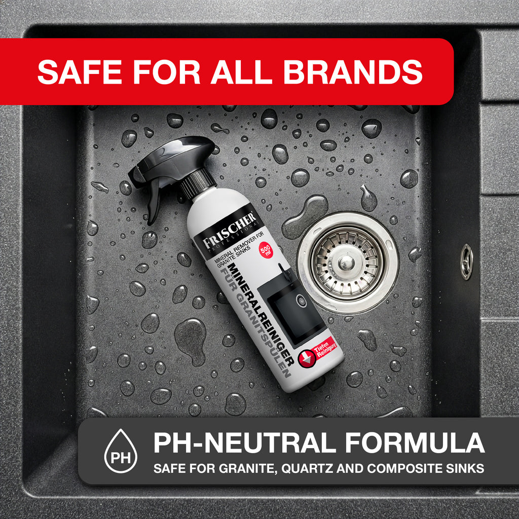 Granitspüle Entkalkungslösung, 500 ml für Granit und Kompositspülen – Detailansicht 4