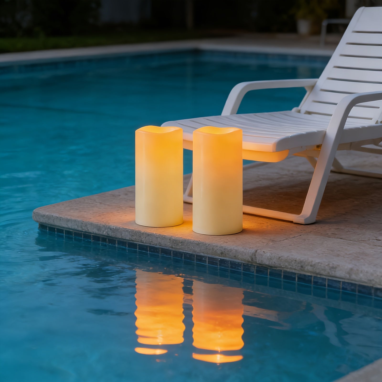Große wasserdichte LED-Kerzen, LED-Beleuchtung für Schlafzimmer und Bett – Detailansicht 9