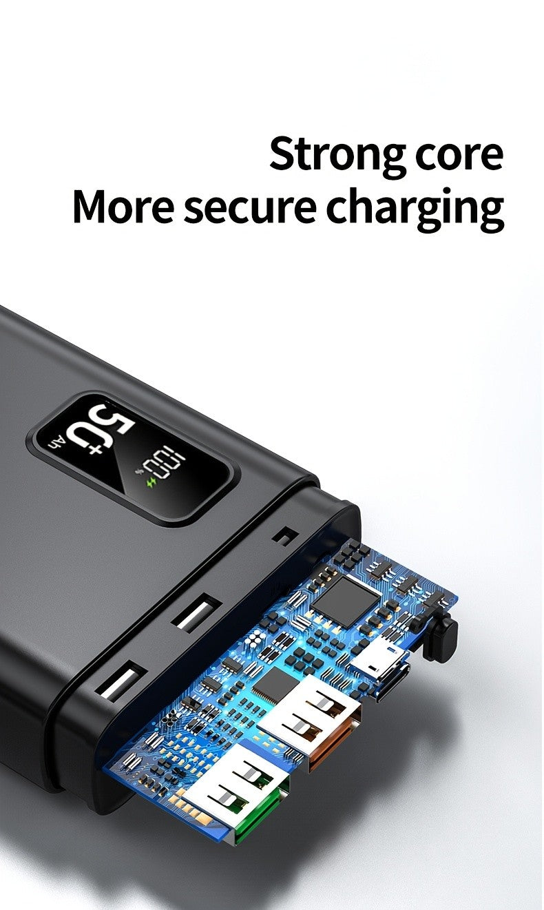 Großes Kapazitäts-Schnellladegerät, LED-Beleuchtung für das Laden von iPhone und Android-Elektronikgeräten – Detailansicht 23
