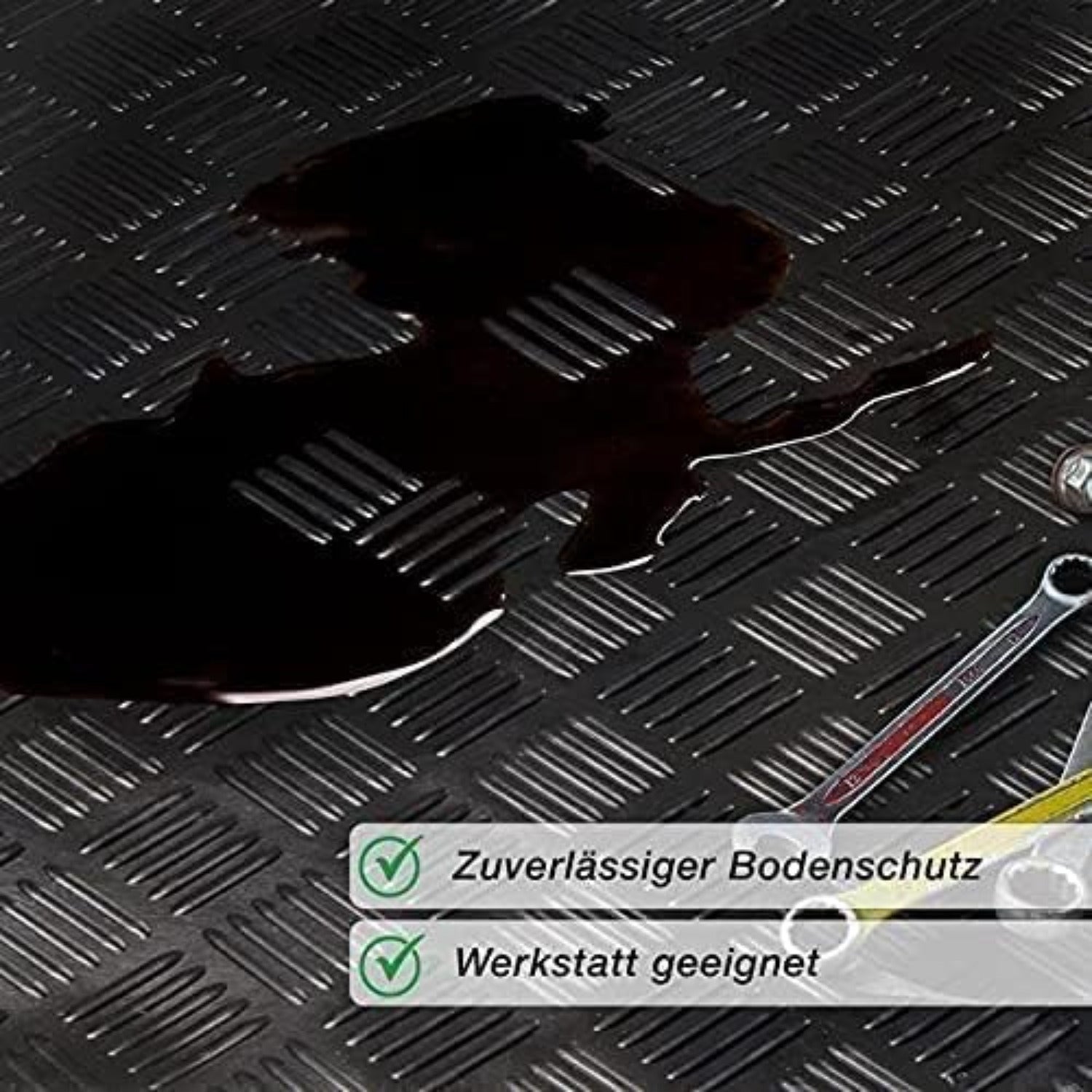 Gummimatten, 500 cm für Werkstatt und Heimwerken – Detailansicht 5