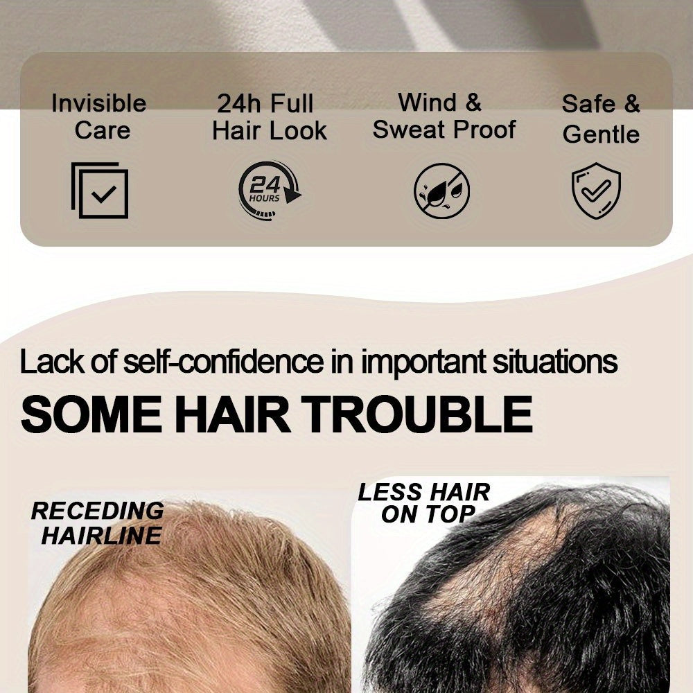 Haarfärbe-Massefaserpulver-Nachfüll-Set, Medium Braun-1 für Männer Frauen – Detailansicht 15