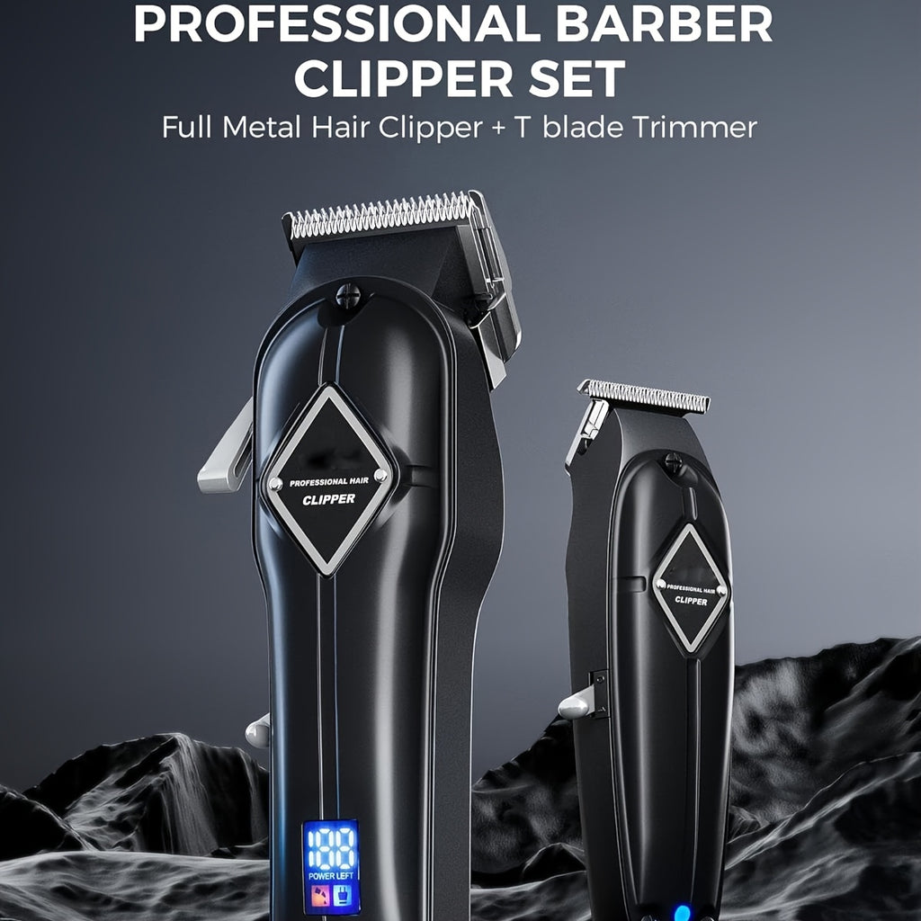 Haarschneidemaschine, Silbrig für Friseure und Männer – Detailansicht 6