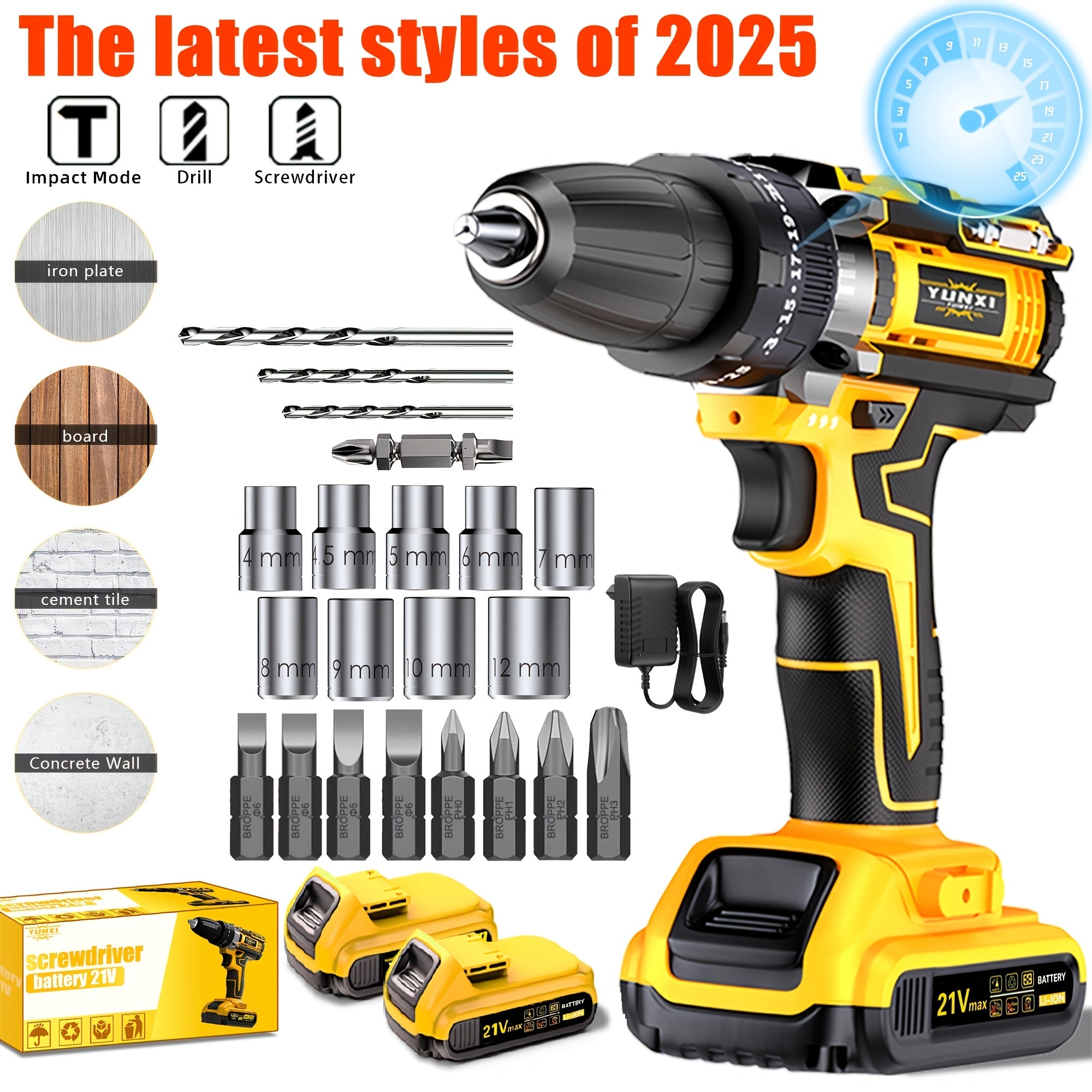 Handbohrmaschine Lithium Set, Holz für Familien und Alltag – Detailansicht 5