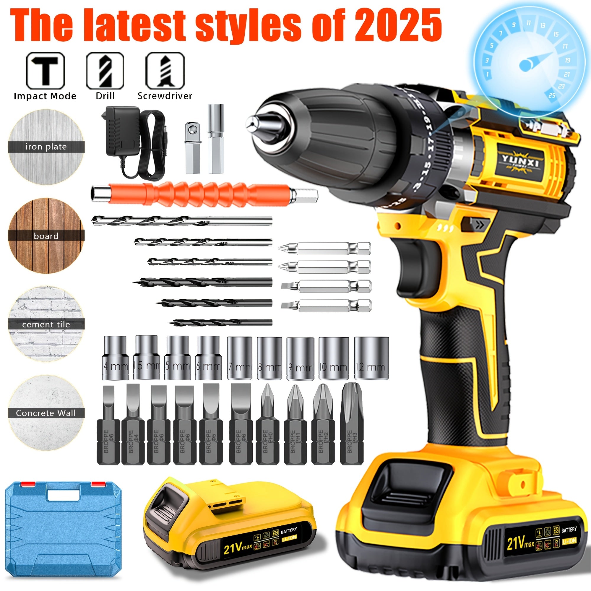Handbohrmaschine Lithium Set, Holz für Familien und Alltag – Detailansicht 8