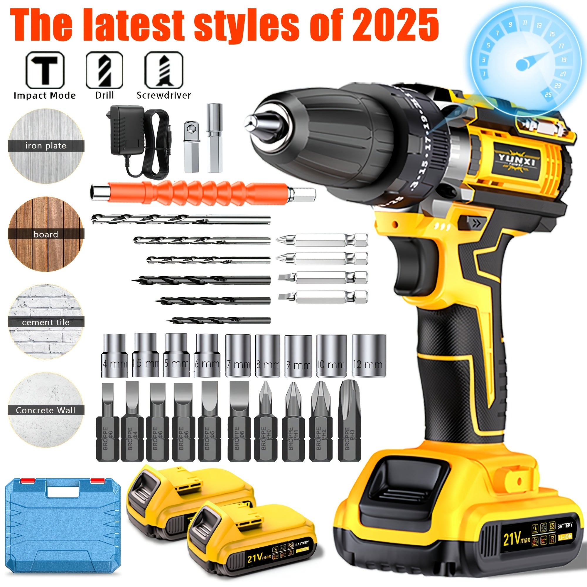 Handbohrmaschine Lithium Set, Holz für Familien und Alltag – Detailansicht 9