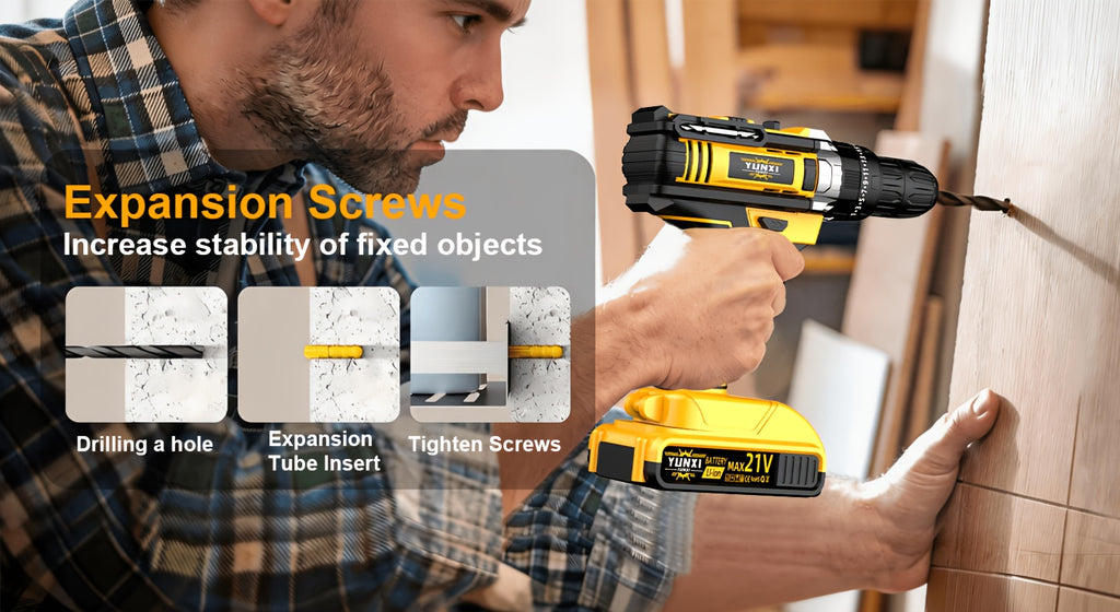Handbohrmaschine Lithium Set, Holz für Familien und Alltag – Detailansicht 16