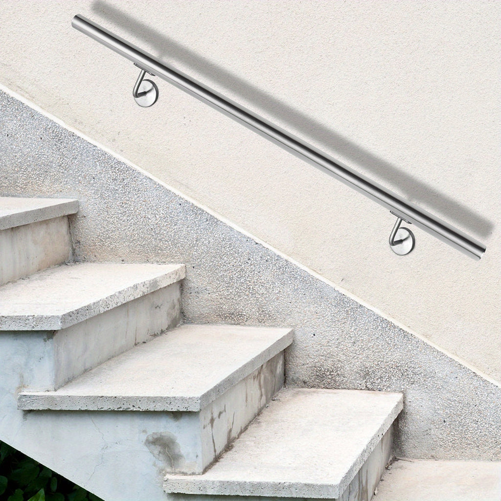 Handläufe aus Edelstahl, 60 cm für Garten und Terrasse – Detailansicht 2