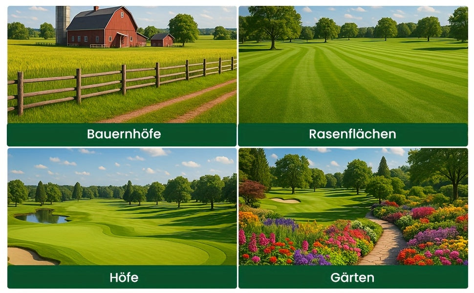 Handlicher Rasen Aushub Rechen, 229 cm für Garten und Terrasse – Detailansicht 25