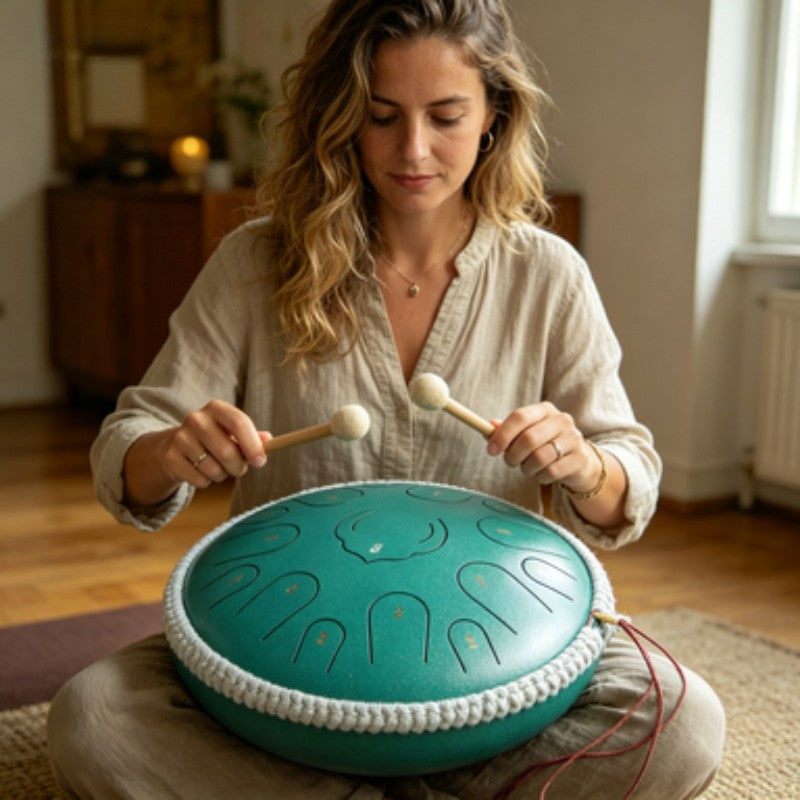 Handpan-Trommel, 35,56 cm für Hobby und Kreativprojekte – Detailansicht 5
