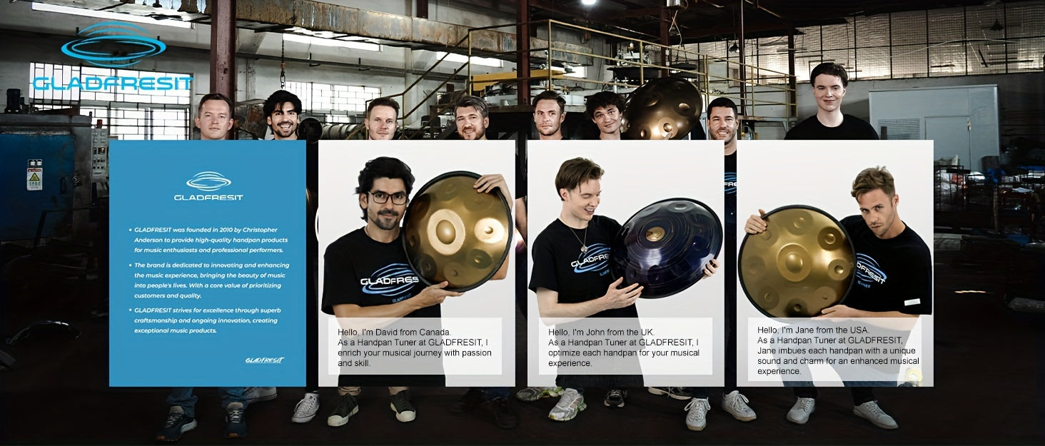 Handpan-Trommel, 432Hz für Hobby – Detailansicht 15