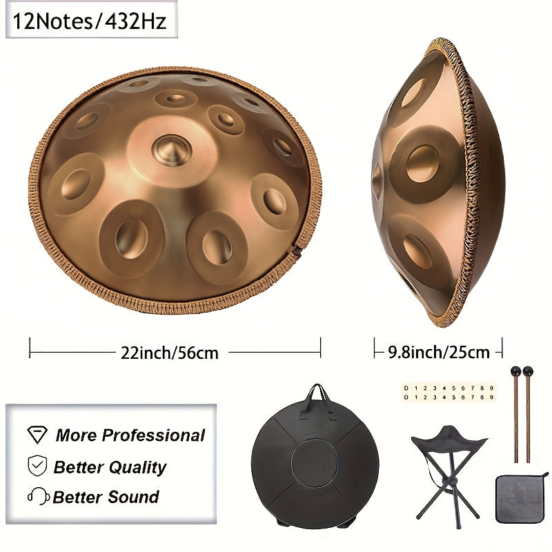 Handpan-Trommel, 432Hz für Hobby und Erwachsene – Detailansicht 2