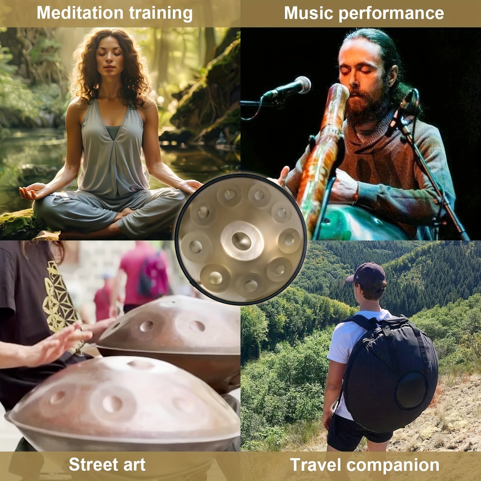 Handpan-Trommel, 432Hz für Kreativprojekte und Hobby – Detailansicht 2
