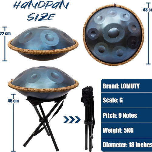 Handpan-Trommel, 45,7 cm für Hobby und Kreativprojekte – Detailansicht 2