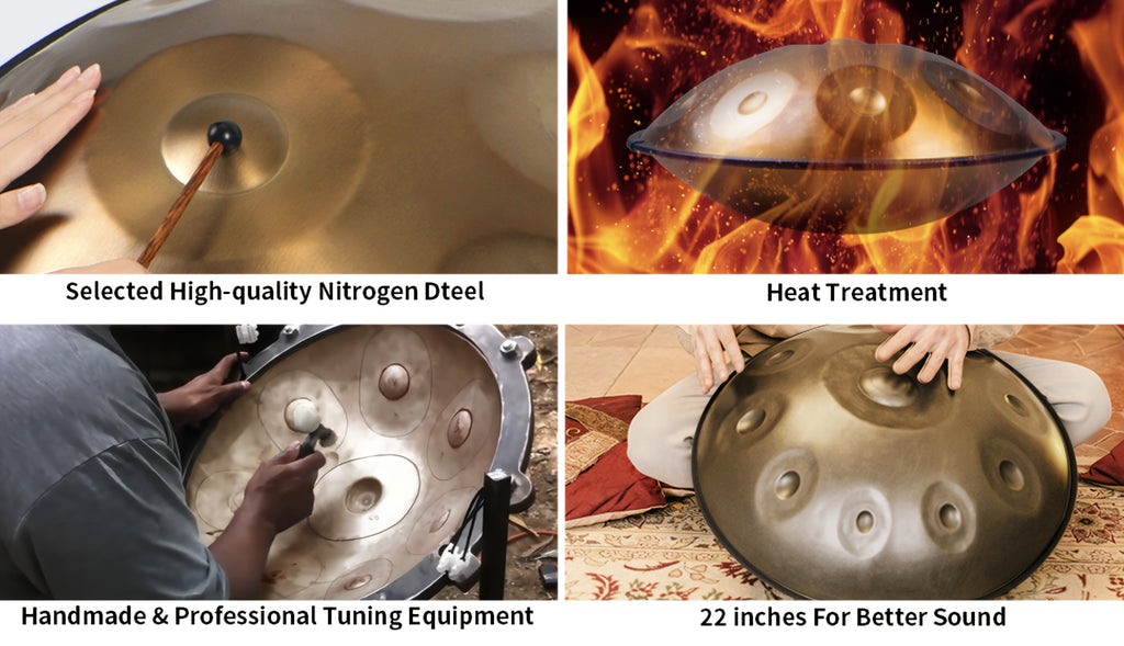 Handpan-Trommel, 45,7 cm für Hobby und Kreativprojekte – Detailansicht 9