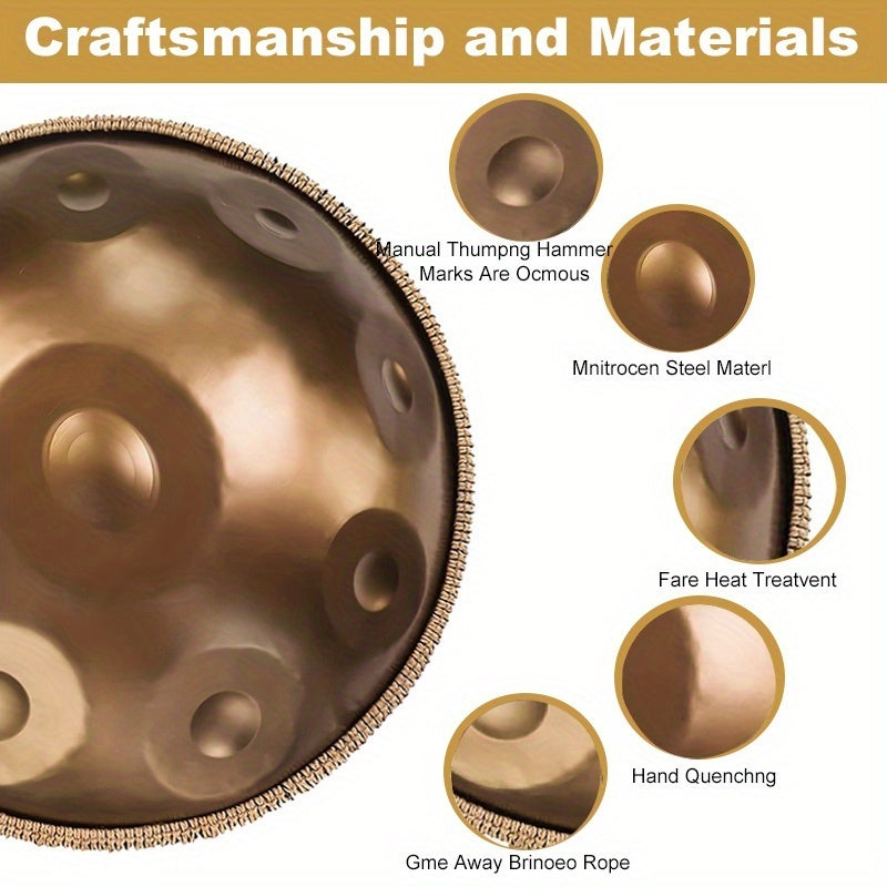 Handpan-Trommel, 55,88 cm für Kreativprojekte – Detailansicht 2