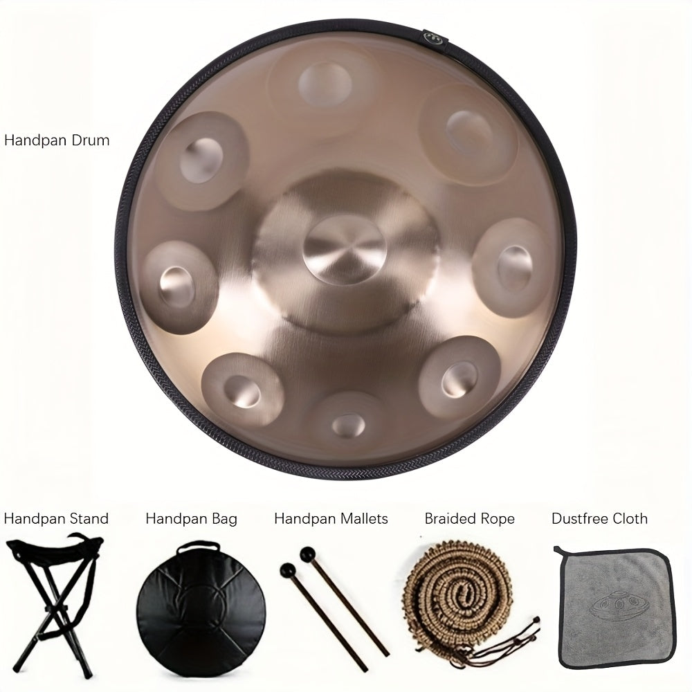 Handpan-Trommel, Goldene Augen für Kreativprojekte – Detailansicht 3