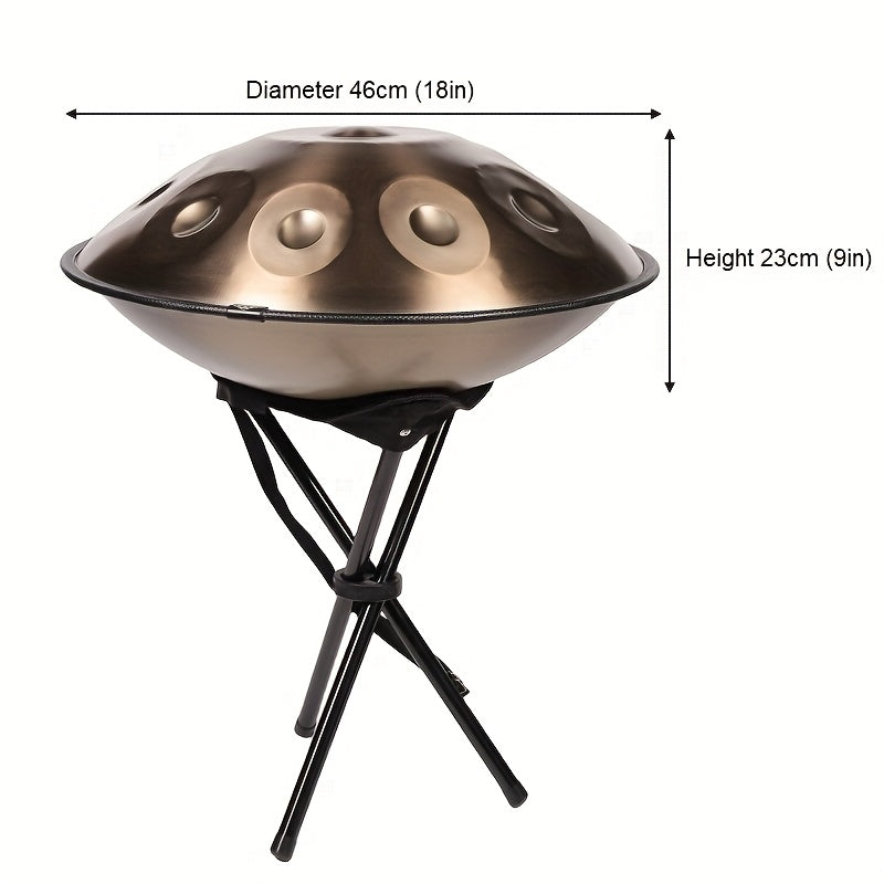 Handpan-Trommel, Goldene Augen für Kreativprojekte – Detailansicht 13