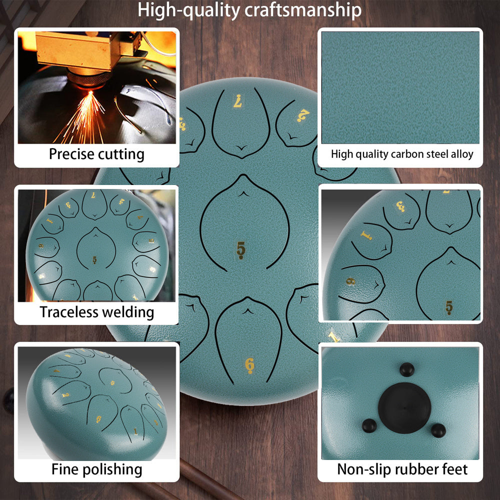 Handpan-Trommel, Grün für Hobby – Detailansicht 2