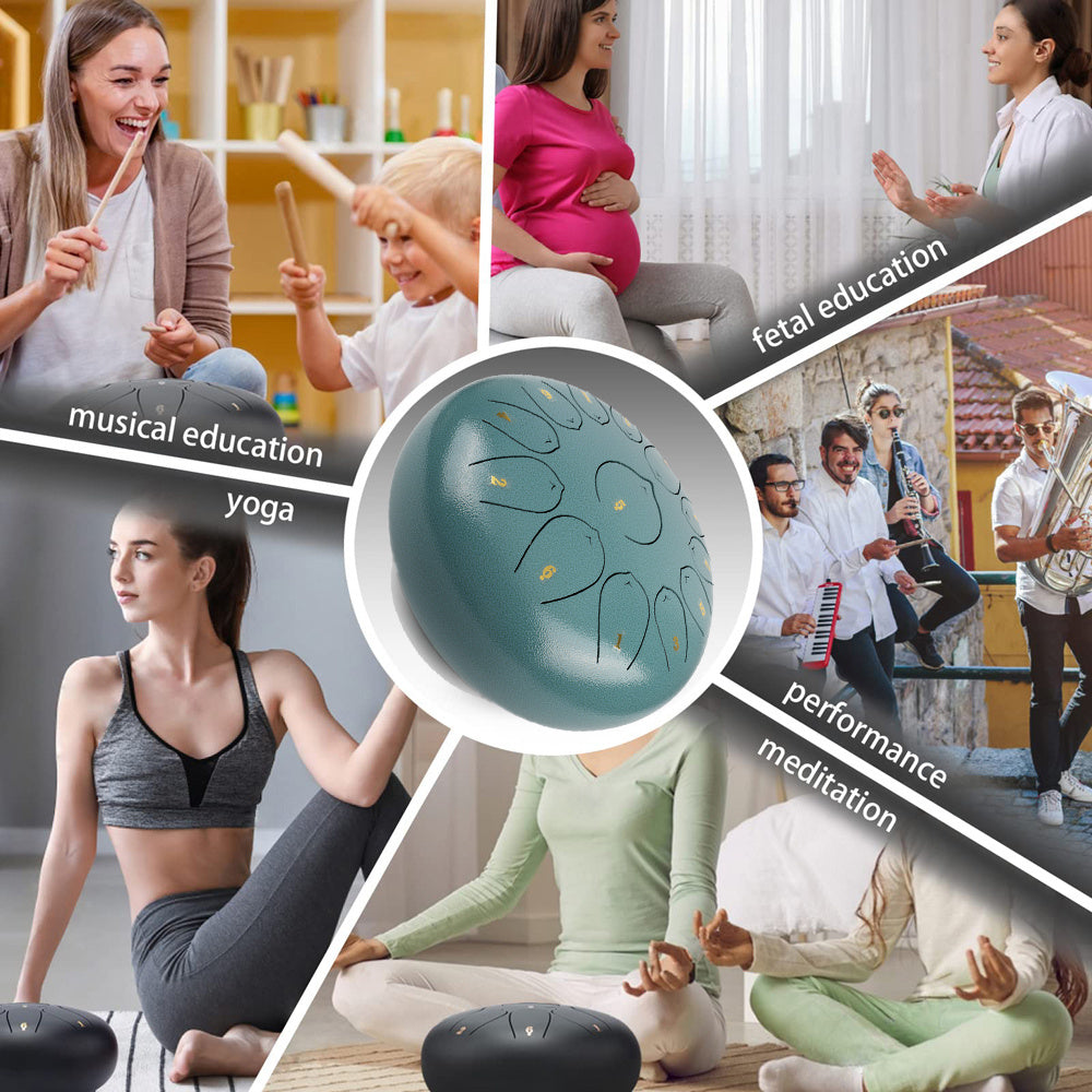Handpan-Trommel, Grün für Hobby – Detailansicht 9