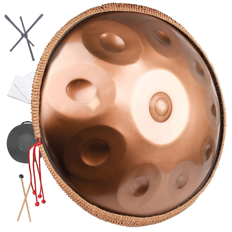 Handpan-Trommel, Handpan Schlagzeug Set 440Hz Standard Tonhöhe für Hobby – Detailansicht 4