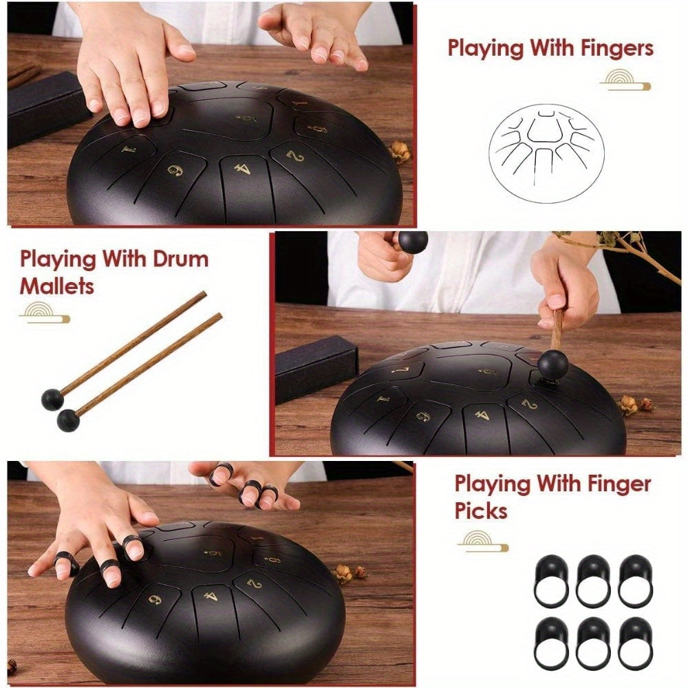 Handpan-Trommel, Metall für Hobby und Kreativprojekte – Detailansicht 6