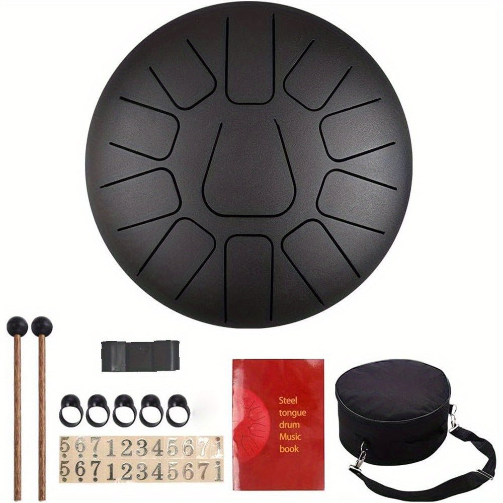 Handpan-Trommel, Schwarz für Kreativprojekte – Detailansicht 7