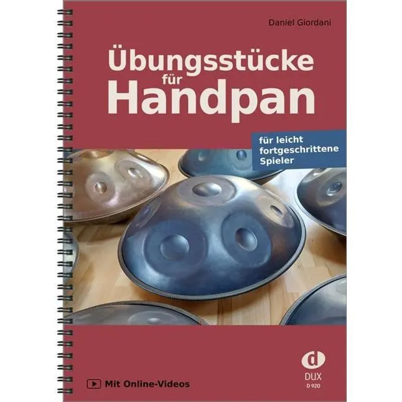 Handpan-Trommel Übungsstücke für Handpan, Buch für Hobby und Kreativprojekte – Hauptansicht