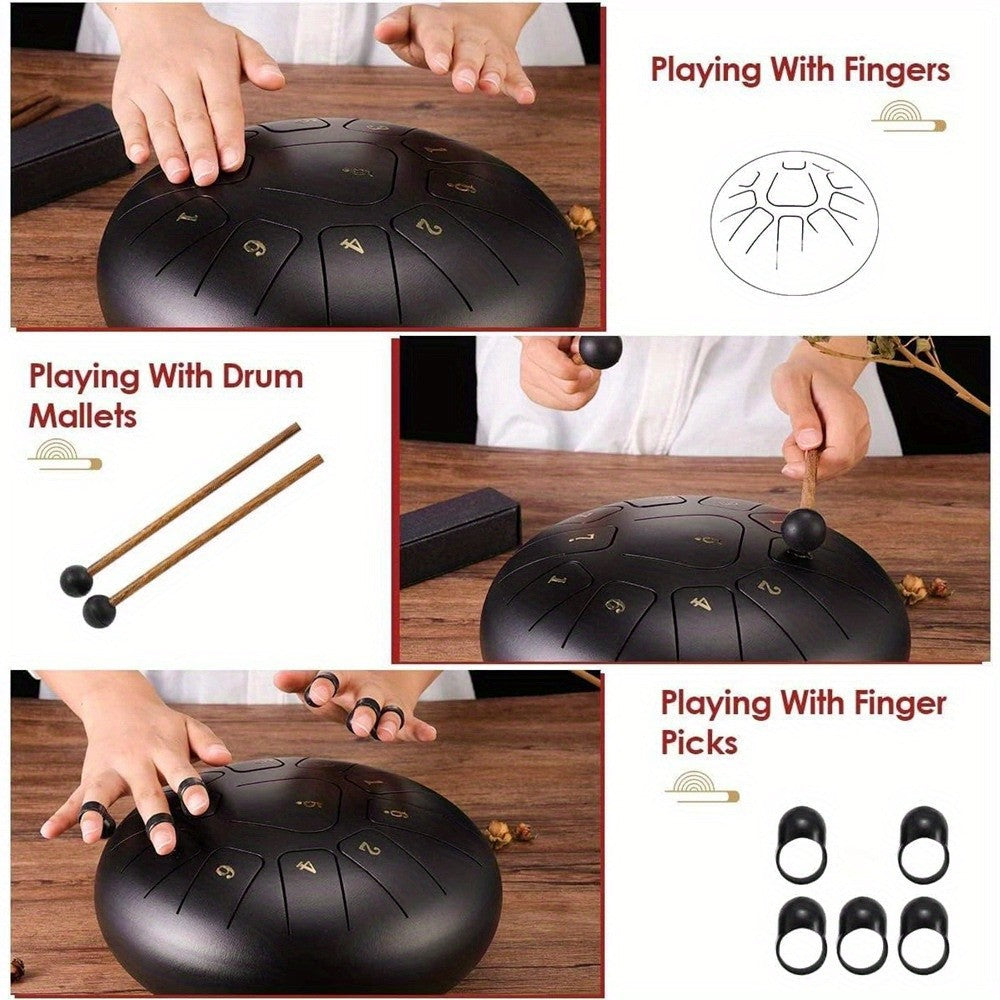 Handpan-Trommel, Zungentrommel Instrument 25 für Hobby – Detailansicht 6