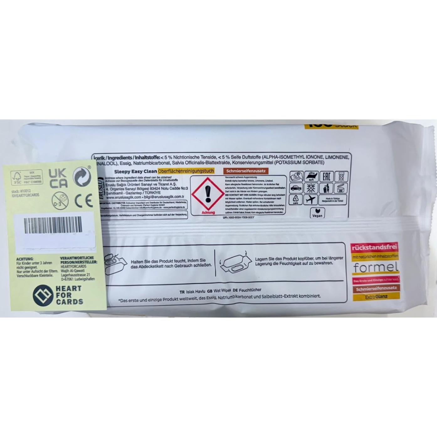 Handtücher, 1x Sleepy Easy Clean Reinigungtücher Lila für alle Zwecke und Alltag – Detailansicht 2