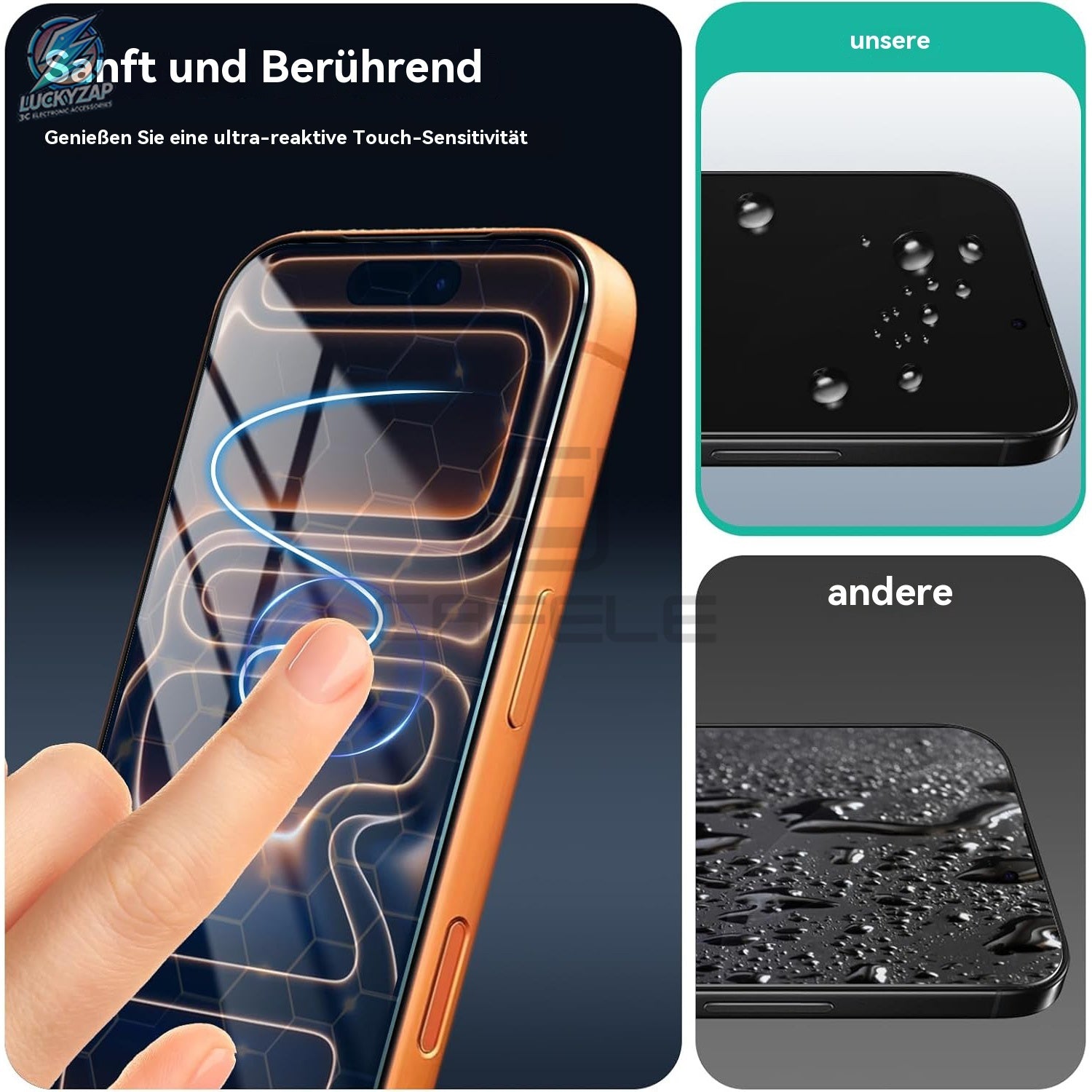 Handy-Displayschutzfolien, Glas für Alltag und Zuhause – Detailansicht 8