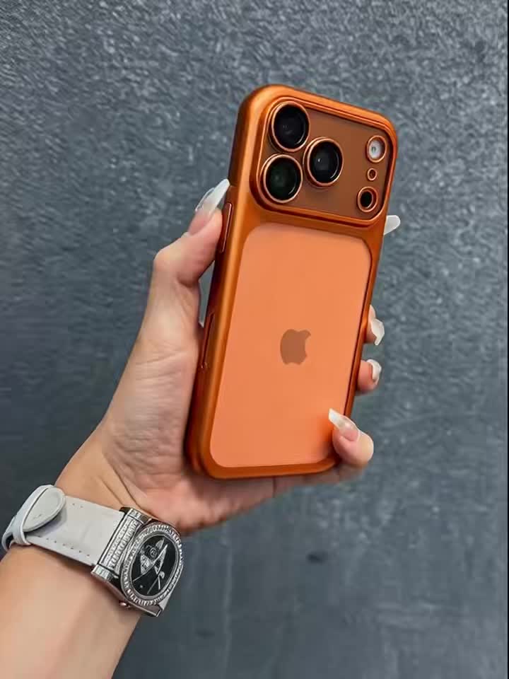Handyhülle, Orange für Alltag und Zuhause – Detailansicht 6