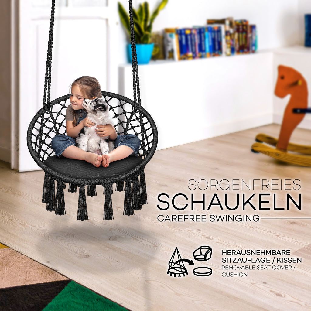 Hängesessel, 200kg für Garten und Balkon – Detailansicht 7