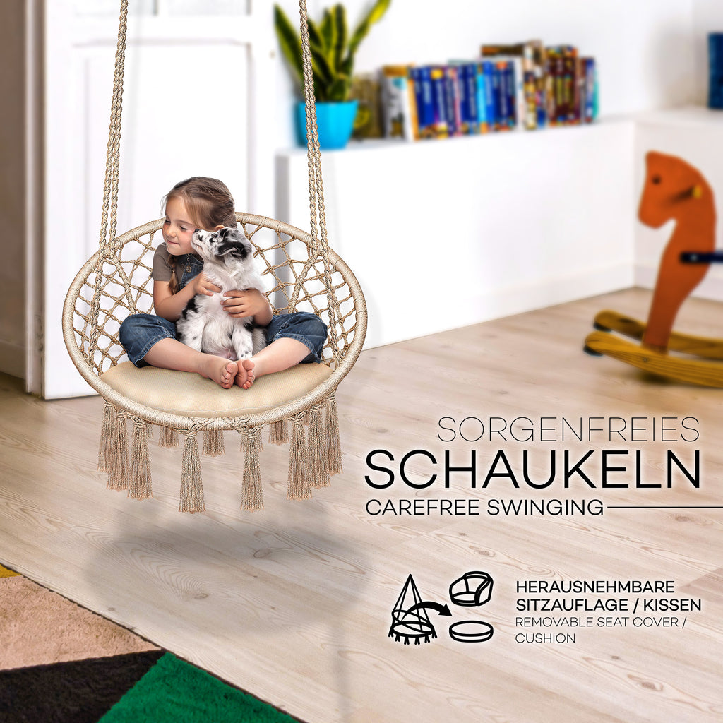 Hängesessel, 200kg für Garten und Balkon – Detailansicht 21