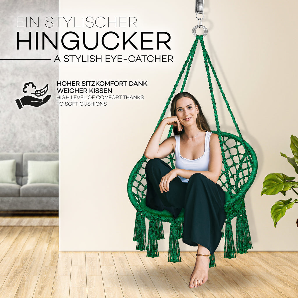 Hängesessel, 200kg für Garten und Balkon – Detailansicht 37