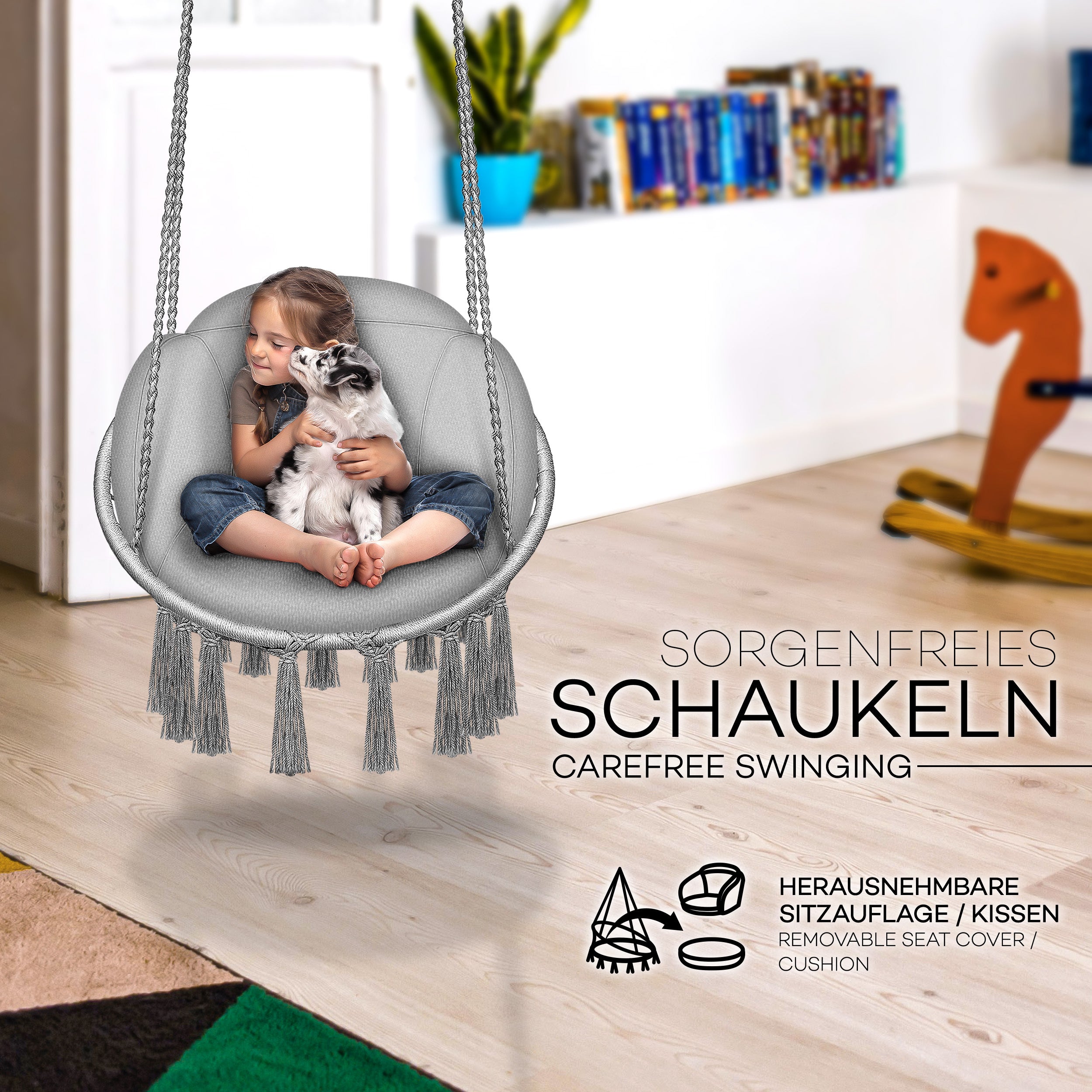 Hängesessel, 200kg für Garten und Balkon – Detailansicht 42