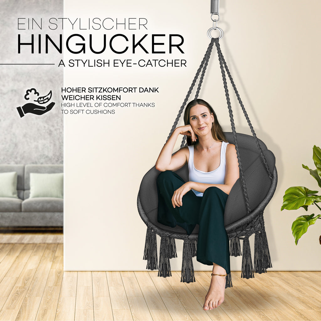 Hängesessel, 200kg für Garten und Balkon – Detailansicht 49