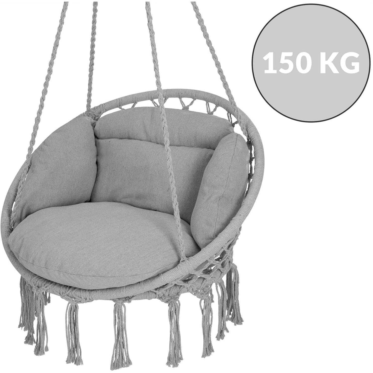 Hängesessel, 360° drehbar für Garten und Balkon – Detailansicht 15