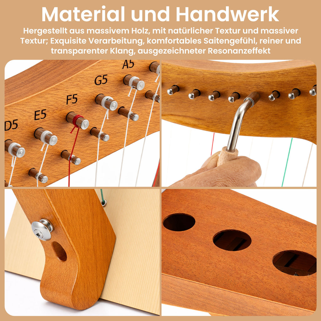 Harfen, Braun für Alltag und Zuhause – Detailansicht 6