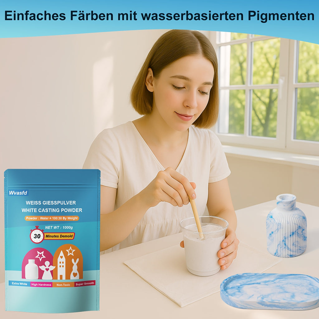 Harzgießpulver-Starterset, 1000g für Anfänger und Alltag – Detailansicht 5