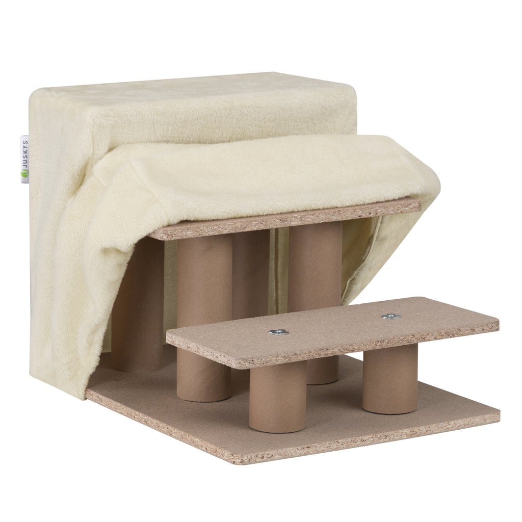 Haustiertreppe Hundetreppe, Beige für Schlafzimmer – Detailansicht 6