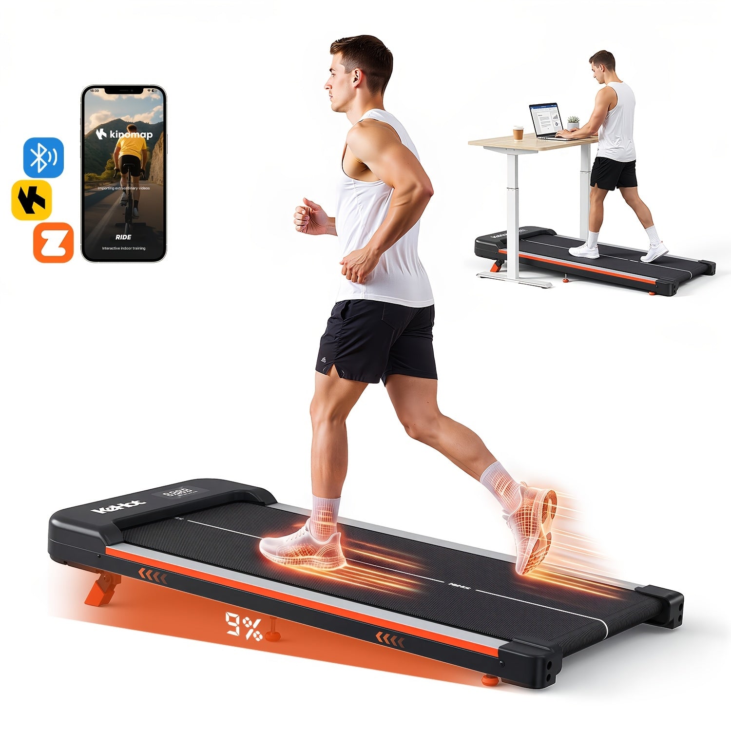 Heim-Laufband, 240V für Indoor-Fitness und Alltag – Detailansicht 3